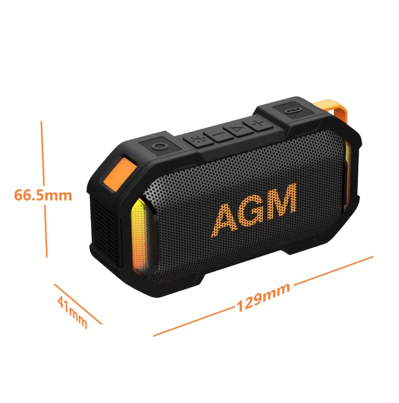 Pre Sale | AGM MAG ROCK | Magnetic Bluetooth Speaker | IPX7 Waterproof | Floatable | 8W Powerful Sound | RGB Party Lights