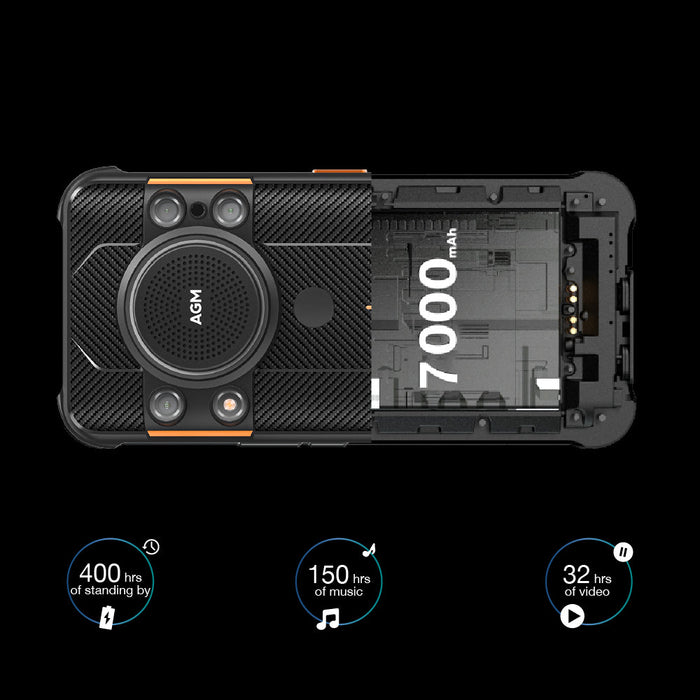 AGM H5 | Android 12 | Rugged Smartphone | 109dB Loudest Speaker | US warehouse