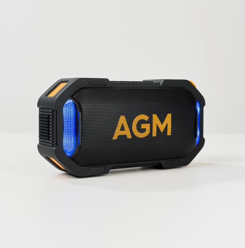Pre Sale | AGM MAG ROCK | Magnetic Bluetooth Speaker | IPX7 Waterproof | Floatable | 8W Powerful Sound | RGB Party Lights