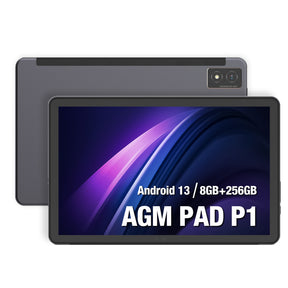 AGM PAD P1 | 4G LTE Rugged Tablet | Powerful Chipset | Waterproof | Lightweight | Large Display 1200*2000 FHD | Big Battery | Android 13