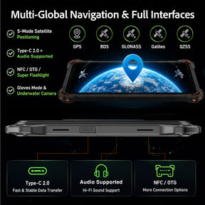 AGM PAD P3 | 8.68" Compact Rugged Tablet | Helio G99 | IP68/IP69K | Waterproof | 120Hz Display | eSIM | Android 16