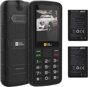 AGM M9 | Rugged | 4G | Dual Batteries | Ergonomic | User Friendly | Fast Dial | Dual SIM