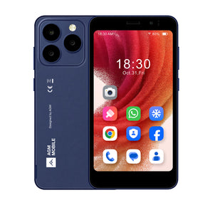AGM NOTE N2 | 4.96″ Small Android Smartphone | Removable Battery | Android 16 Go | Pocket-Friendly Design | IP54 Splash Protection