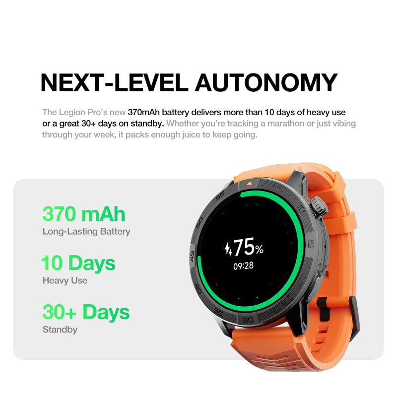 AGM Legion Pro | GPS | Offline Map | 5ATM | IP68 Waterproof | 100+ Sports Modes | Smart Watch