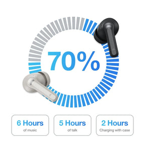 AGM Buds 9 | Touch-Enabled Display Case | 13mm Full-Range Sound | -25dB ANC | IPX4 Water Resistance