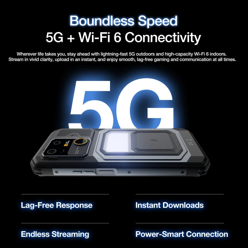 Pre-Sale AGM G3 | Rugged Smartphone | 12GB+512GB | 10000mAh Battery | 50MP Front Camera | 120Hz Display | IP68 IP69K | Wireless Charging