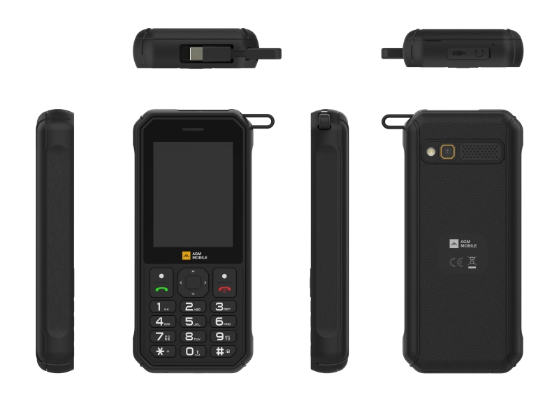 Pre Sale | AGM M11｜Rugged Power Bank Phone｜Wired Reverse Charging｜4G WiFi Hotspot｜4000mAh Battery｜Cloud Phone Support｜FM Radio｜3.5mm Jack｜128GB Expandable Storage