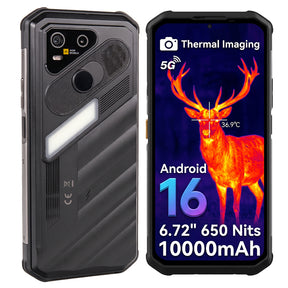 AGM X7 Pro | Thermal Imaging Rugged Smartphone | 512×384 Thermal Resolution | 6GB+256GB | 10000mAh Battery | IP68/IP69K | Wireless Charging | Android 16 | eSIM