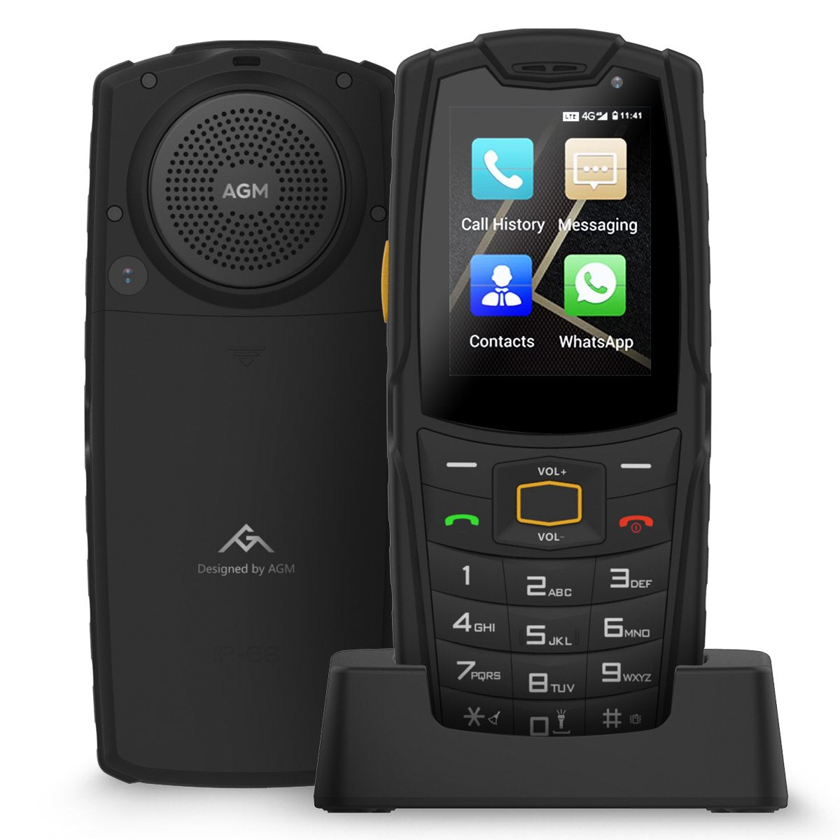 AGM M7 | Android Keyboard Rugged Phone | Never Miss A Call | Removable Battery | HK Warehouse